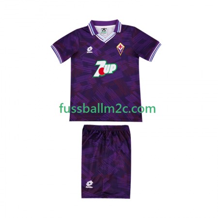 Fußballtrikots ACF Fiorentina 1992 1993 Retro Kinder Heim Trikotsatz Fußballtrikots ACF Fiorentina 1992 1993 Retro Kinder Heim Trikotsatz